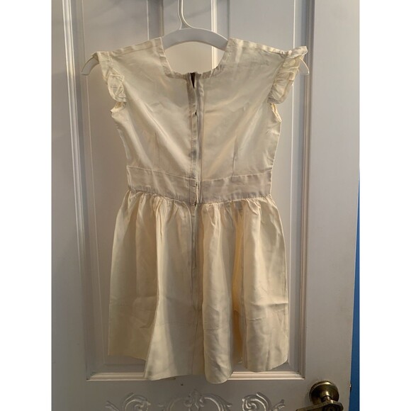 1942 Vintage First Communion Dress, 3 pieces,  Satin, Lace, Veil, Fair Condition - Picture 15 of 16